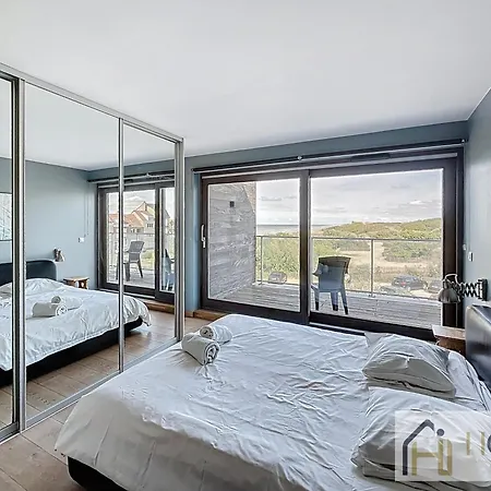 Cosy Dunes - Appt, Balcon Vue Mer, Confort 아파트 *